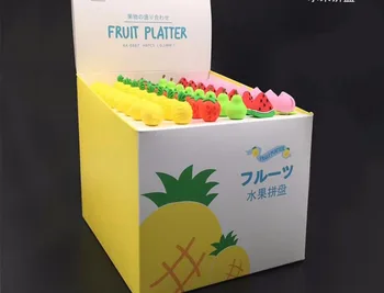 

cute fruit gel Pen Ink Pen promotion Gift School prize Office writing Supply kawaii student Stationery black Neutral pen 48pc