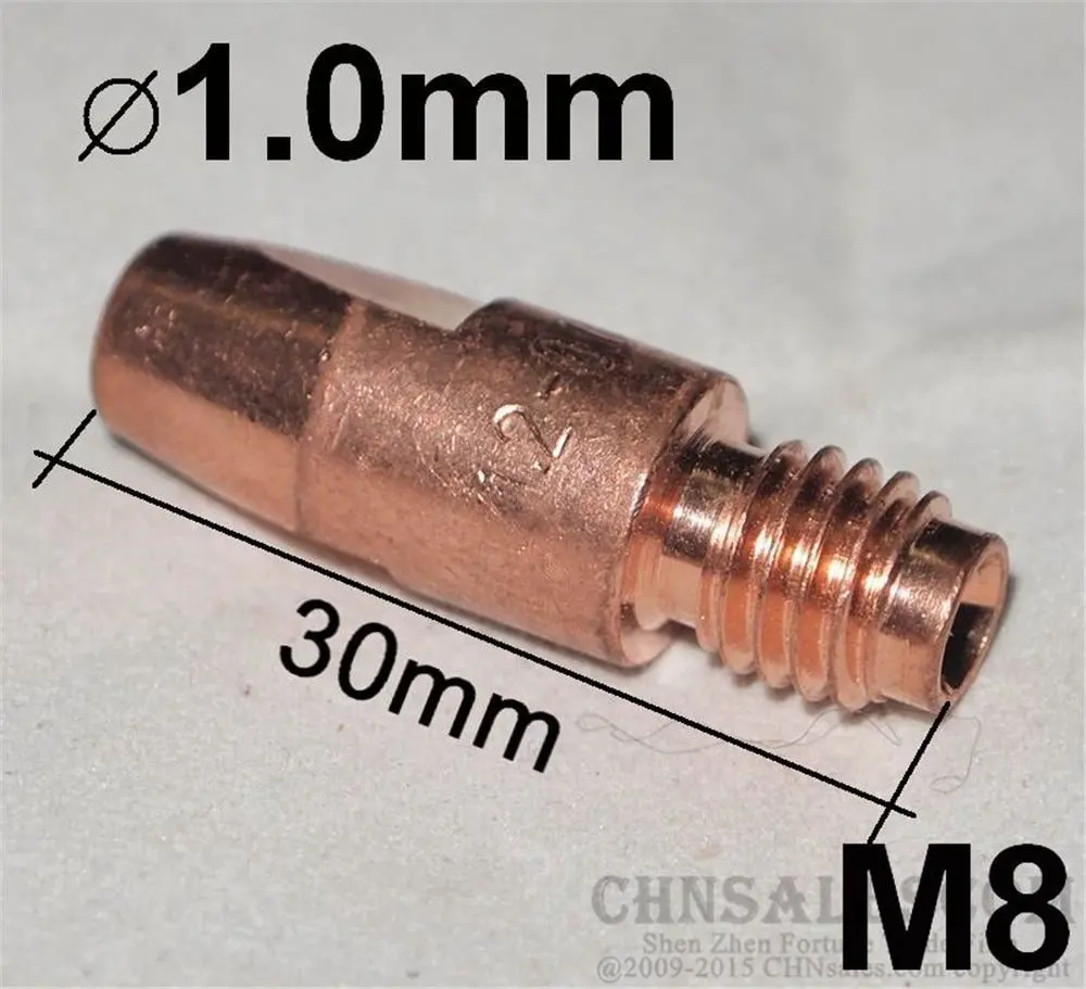 CHNsalescom 23 шт. MB 401D 501D MIG/MAG сварочный пистолет контактный наконечник 1 0x30 M8 газовая