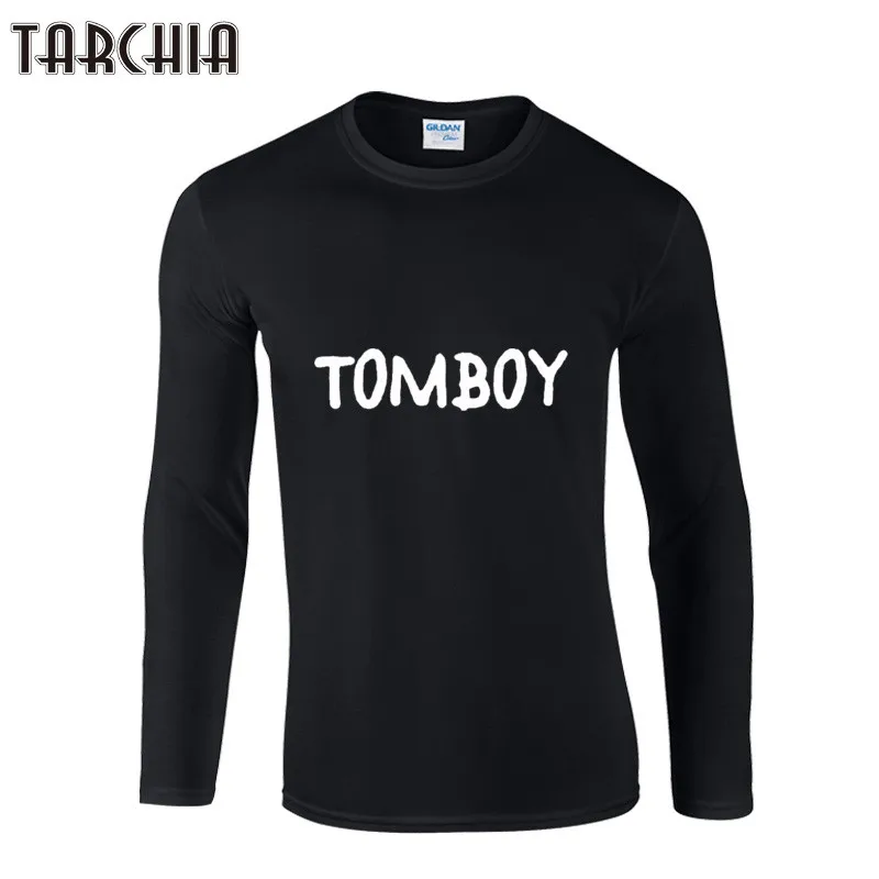 Модные мужские футболки TARCHIA с принтом TOMBOY брендовые дизайнерские осенние