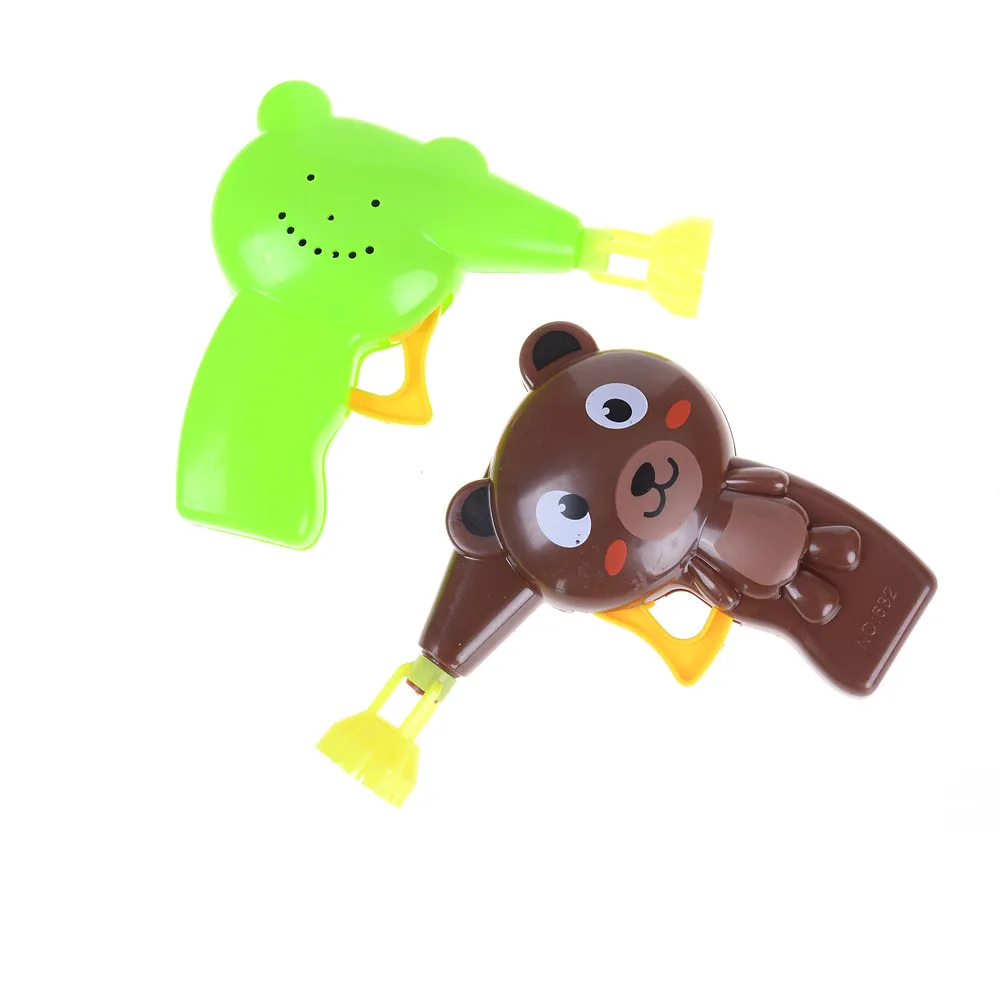 Прекрасный мультфильм животных мыльная вода пузырь пистолет открытый игрушки Дети пузыри игрушки ручной пузыря пушка воздуходувки для