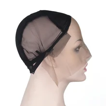 2 шт./партия из швейцарского кружева для парика s для изготовления париков с регулируемым ремешком на спине полукружевные парики крышка высшего качества ткацкая шапка