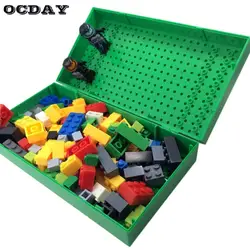 Многофункциональная Базовая пластина для конструктора DIY строительные блоки ящик для хранения дети портативный мини футляр для