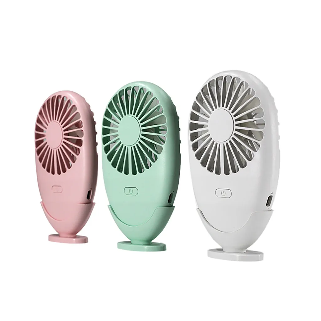 Portable Hand Fan USB Rechargeable Foldable Handheld Mini Personal Desk Stroller Table Cooling Electric | Дом и сад