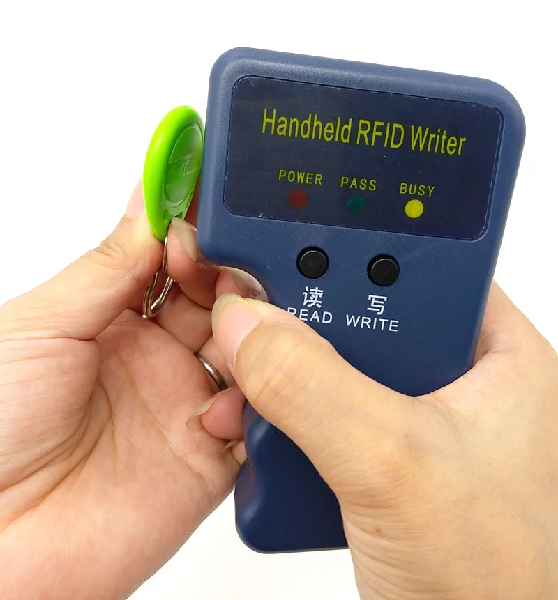 NewIncorrupt Duplicatore portatile 125K RFID Copier Writer Programmatore Reader RFID ID Card Writer per sistema di controllo accessi porta