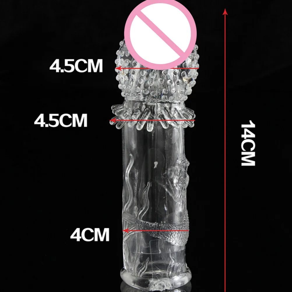 Шт. 1 шт. кристалл пенис Extender Вибрационный рукав кольцо фаллоимитатор Спайк Петух Кольцо специальные презервативы Мужской товар для интима