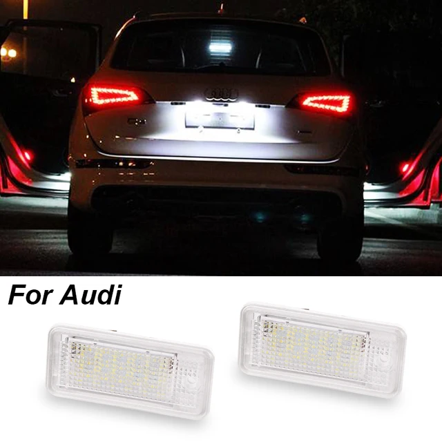 audi license plate light