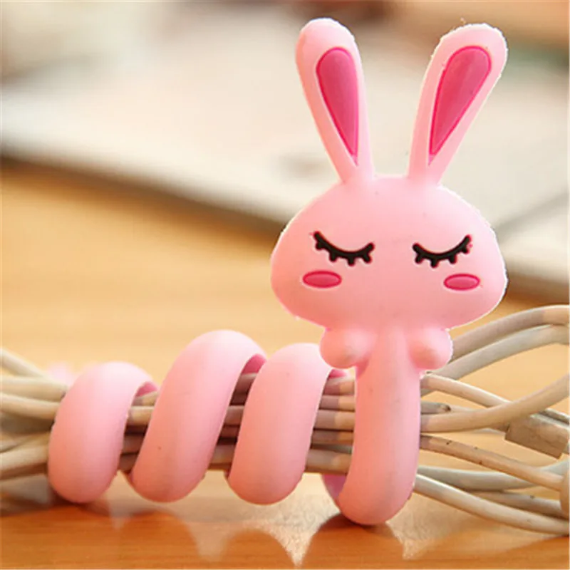 Cartoon Earphone Mouse Keyboard font b Cable b font font b Winder b font Protector Wire