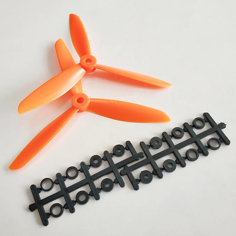 HQ Prop White 5X4X3 5040 3 Blade 6 CW 6 CCW Quadcopter Propellers 12 Props