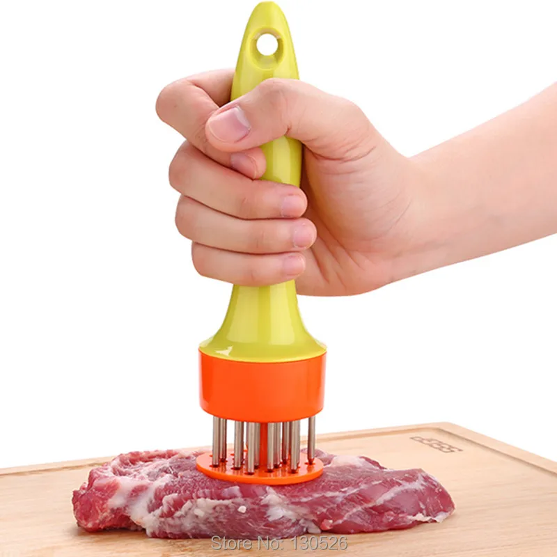 1 шт. мясо Beaf стейк Tenderizer иглы Нержавеющая сталь Кухня Ресторан мяса tenderizer инструмент молоток для мяса Пособия по кулинарии Интимные аксессуары