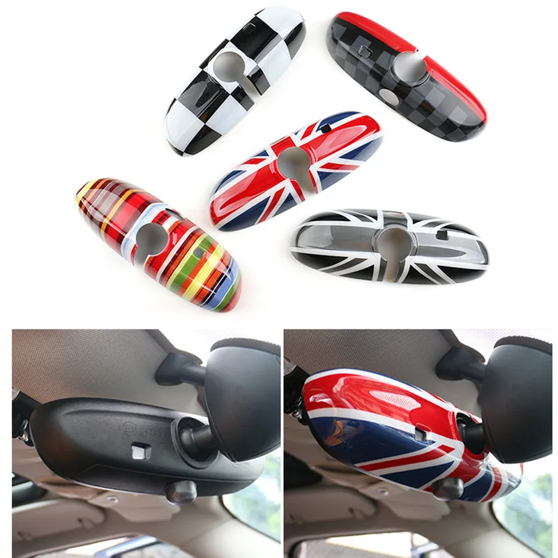 Чехол-зеркало заднего вида для mini cooper JCW john cooper works countryman F60 Red union jack rainbow