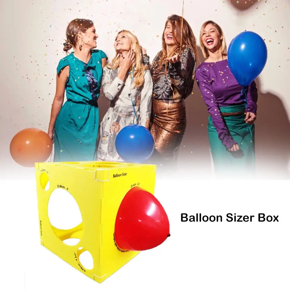 Balloon Sizer Box Balloon Measurement Tool For Balloon Arch Kit For Birthday Party Wedding Party Decorations Supplies