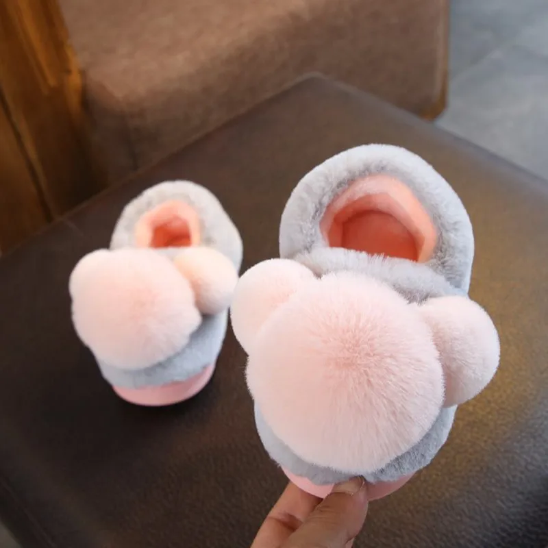 

Baby Cotton Slippers Winter Cute Cartoon Indoor Shoes Warm Children Shoes Boys Slippers Kids Cute Toddler Girl Slippers