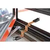 Cable Coaxial hembra ultradelgado RG6, conector F, apto para debajo de las puertas, ventanas, 52cm de largo ► Foto 2/2