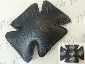 

Cross Leather Passenger Rear Seat Pad 5 Suction Cup For Suzuki Boulevard C50 Volusia 800 C90 M109R C109 Marauder M50 Intruder
