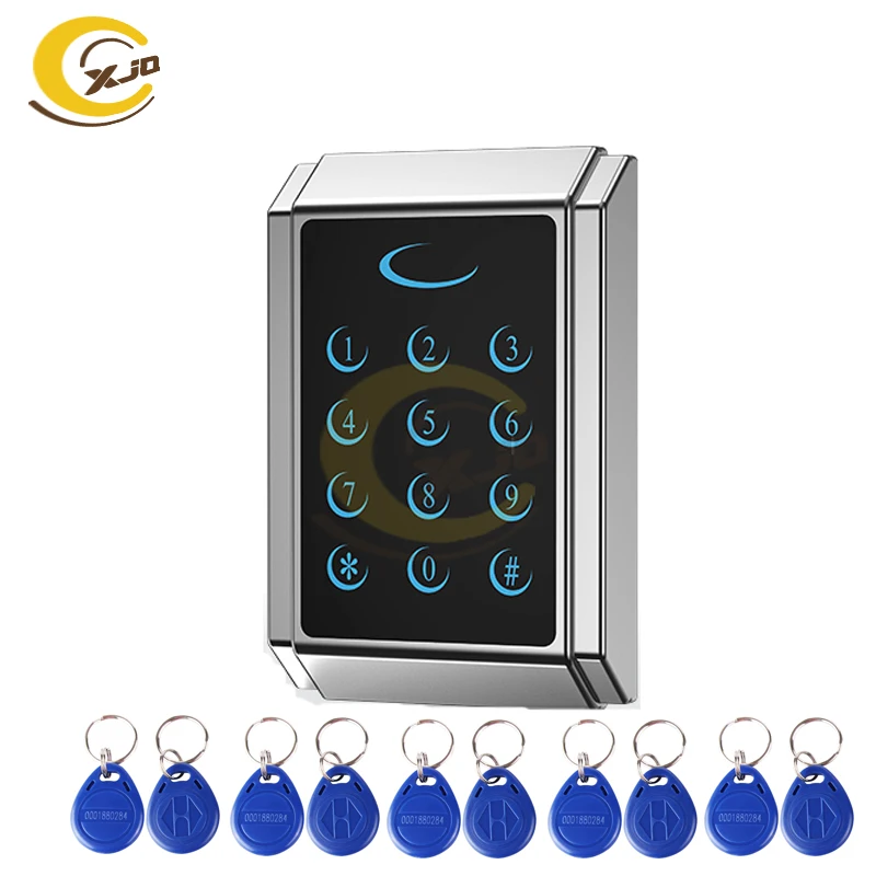 

XJQ 2000 Users RFID Metal case, anti-vandal Digital backlit touch keypad Multi-function standalone door access controller