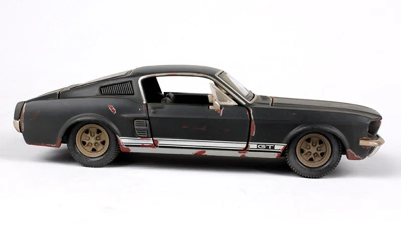 Новые Специальные Литые детские игрушки Maisto 1:24 1967 Mustang Gt черный спортивный автомобиль 1/24 сплав литье под давлением модель автомобиля игрушечный автомобиль