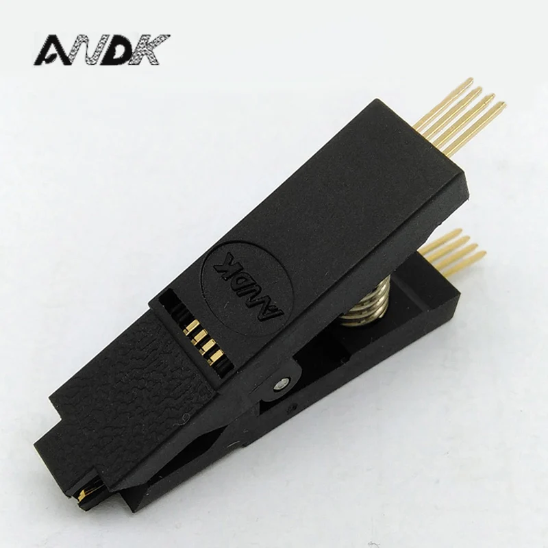 BIOS SOP8 SOIC8 оригинальный непосредственно тестовый зажим шаг 1 27 мм Универсальный 8pin