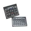 AHKNORMAILCUI 12 Pair/lot 3/4/5/6mm Round Crystal Rhinestone Magnet Stud Earring Puck Womens Magnetic Fake Ear Plug Body Jewelry 1