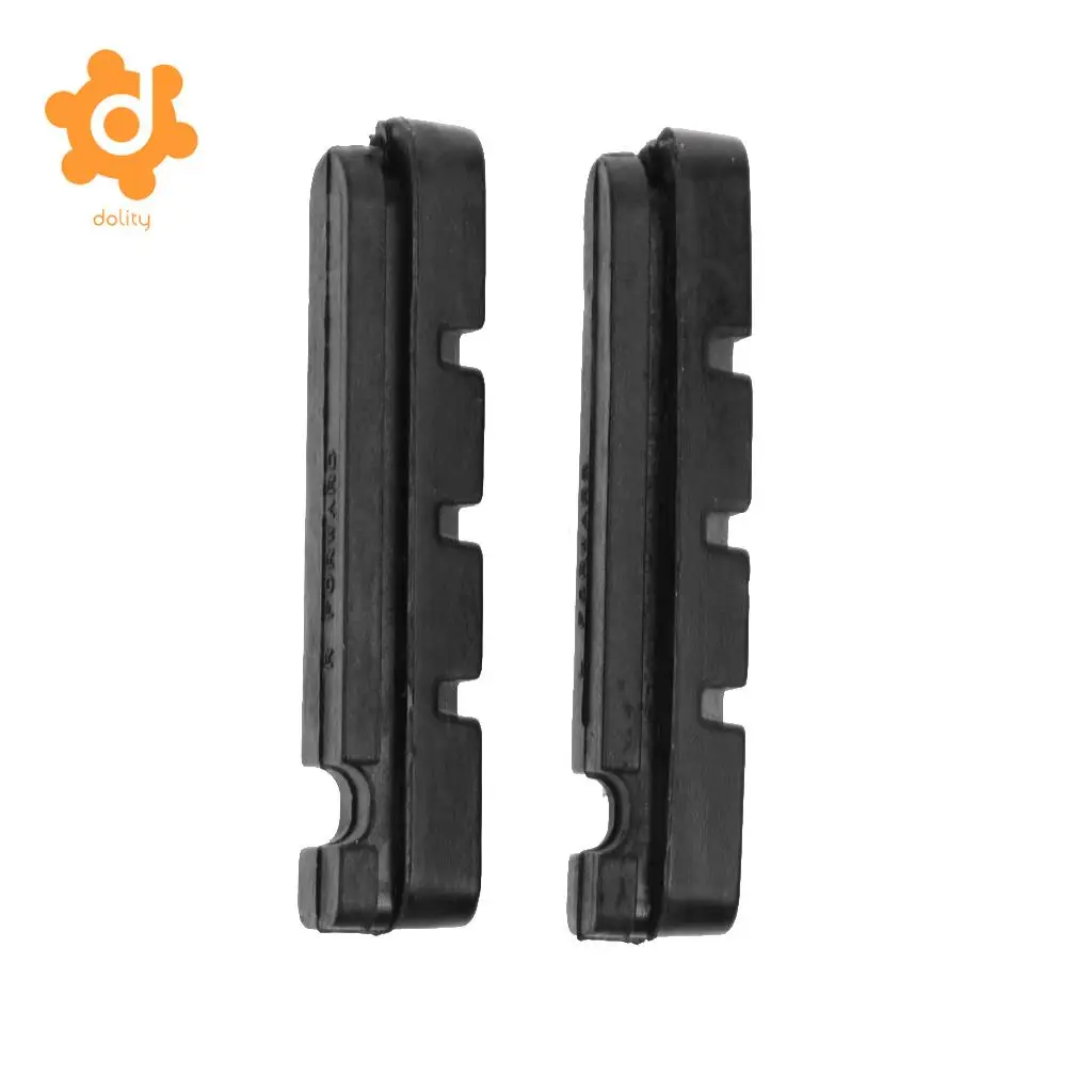 MagiDeal 2Pcs Rubber Road Bike Brake Replacement Pads Blocks Cycling Bicycle V-brake replacement brake pads for carbon rims 58mm