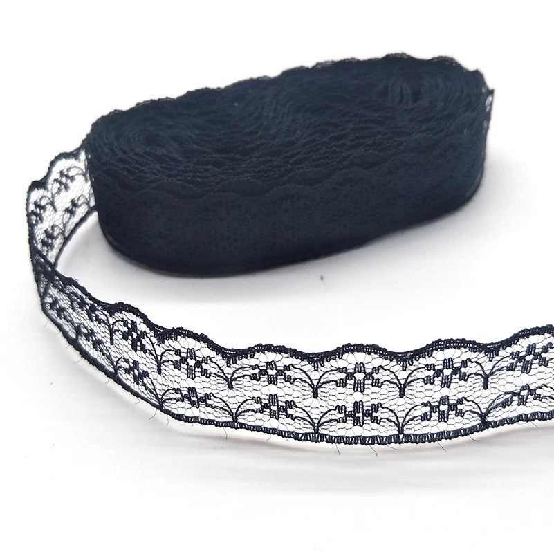 10 Yards 22MM Lace Ribbon Tape DIY Embroidered For Sewing Decoration African Fabric | lace ribbon,lace sewing supplies,lace sewing accessories,lace decoration,lace accessories,lace garment accessories