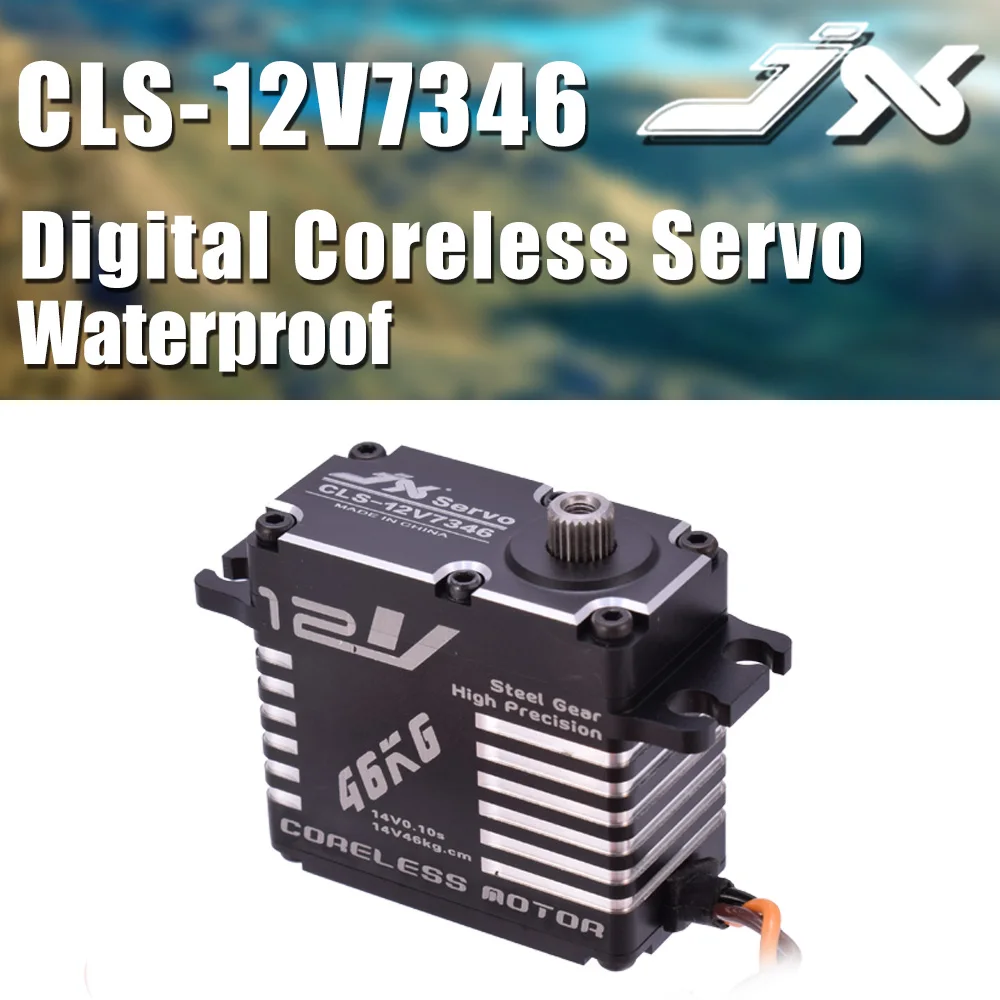 JX CLS 12V7346 46 кг 12V Servo 180 градусов HV Высокая точность Сталь Шестерни цифровой