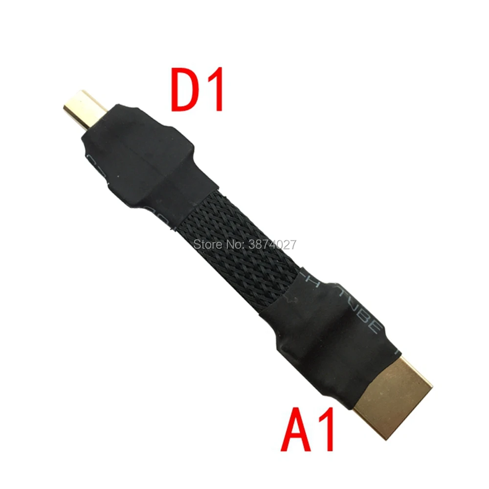 A1 HDMI Mini HDMI Micro HDMI 2,0 кабель конвертер угол 5/10/15/20/30/50/cm для PC AV HDTV lcd FPV FFC 3D