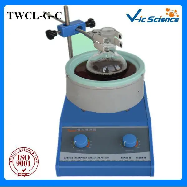 TWCL-G-C-130x60mm Температура Регулируемый Магнитная лаборатория водяная баня