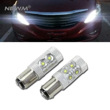 2 шт./лот 50 Вт 1157 сигнала задних фонарей, фонарей указателей повтора и задняя лампочка ba15d baz15d bay15d 10* CREE светодиодные чипы автомобиль красный/желтый