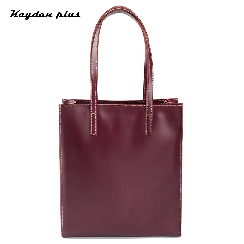 

Designer Brand Casual Large-capacity Handbag Latest Woman Shoulder bag 100% Natural Leather Handmade Man Handbag IPiad Book Bag