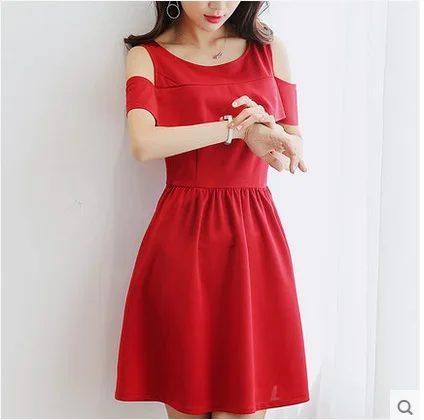 

New Arrival 2019 Summer Women Elegant Dresses Girls Short Sleeve Party Dresses Female Chiffon Vintage Dress
