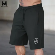 Мужская Новое высокое качество печати нескольких карманные мужские шорты модный бренд тренажерные залы фитнес-упражнения Jogger спортивная мужская короткие