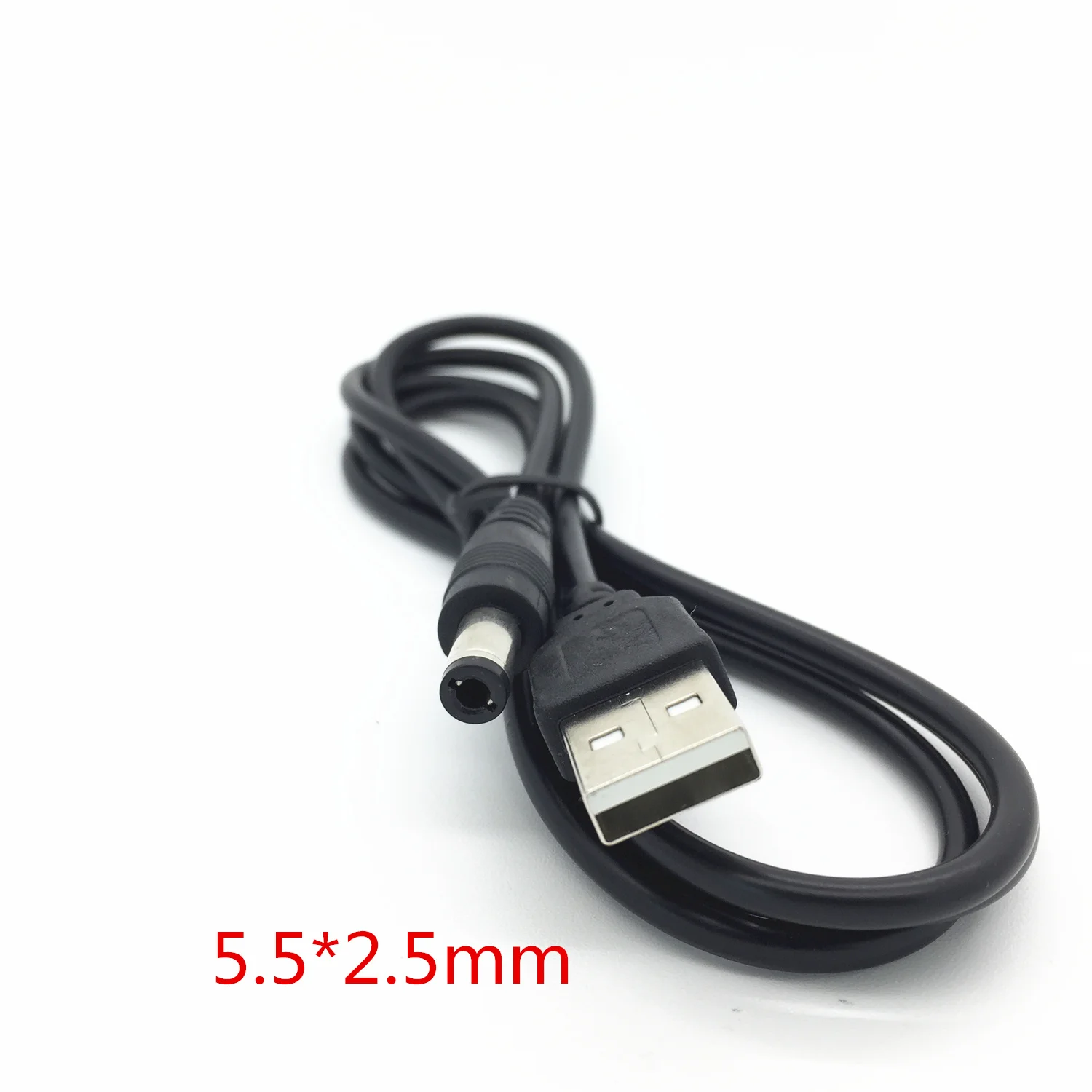 

Free Shipping PC Laptop USB Male To 5V DC 5.5mm X 2.5mm Barrel Connector Power Cable Cord