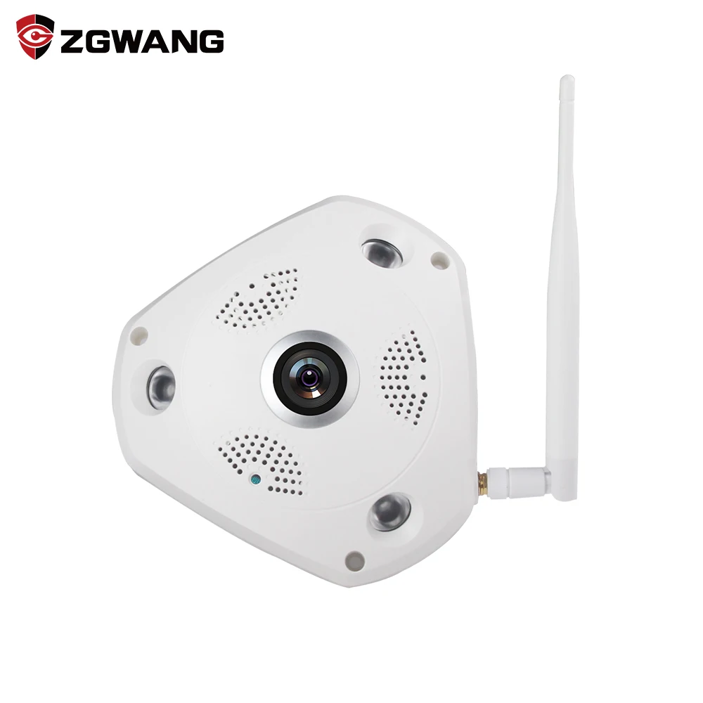 ZGWANG 360 Degree VR Panorama Camera Home Security IP Camera 3MP HD Night Vision Webcam CCTV Camera Baby Monitor vr Camera 