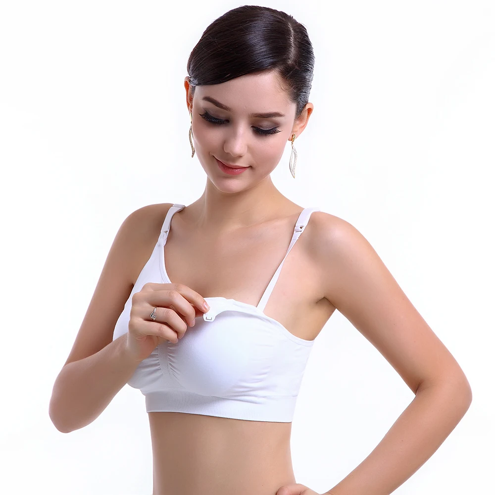 Women Padded Bra Nursing Maternity Bras Full Coverage Brassiere Tops