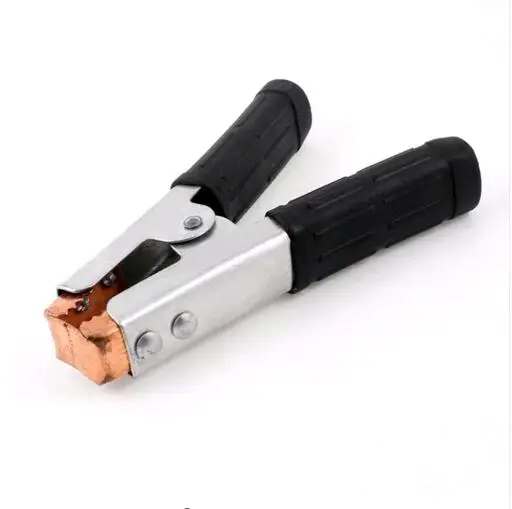 

1 PCS NOW Non Slip Handle 500A Spring Loaded Crocodile Clip Welding Earth Clamp