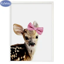 Kufwkey нордическая Алмазная вышивка на заказ фото Животные вышивка крестиком 5D DIY Алмазная мозаика набор для картин из алмазов олень, Рождество