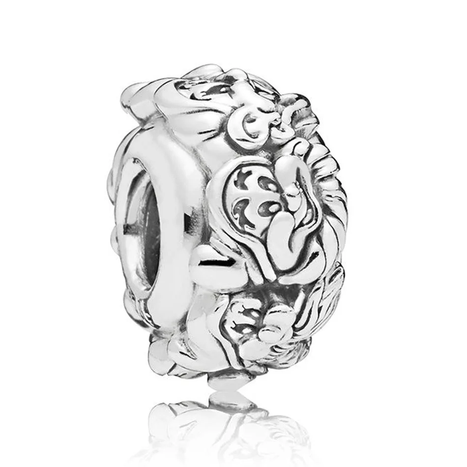 

Authentic 925 Sterling Silver DIY Jewelry The Seven Dwarfs All Around Spacer Charms fit Pandora Bracelets Bangle