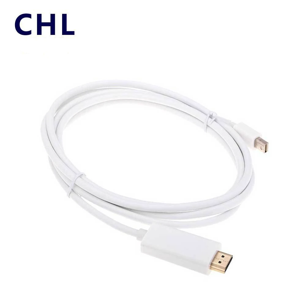 1080P 1 8 м 5.9ft Mini DP To Hdmi Displayport Кабель адаптер конвертер для Apple iOS Macbook HDTV DV lcd AMD 2 7