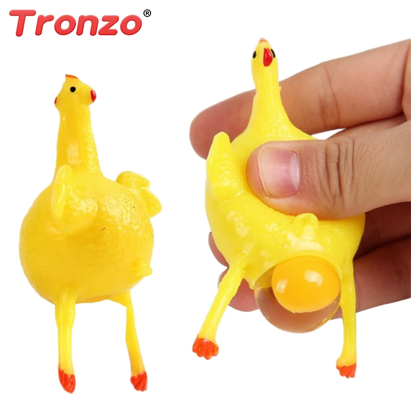 

Tronzo Anti Stress Squishy Toy Chicken Egg Laying Slow Rising Novelty And Gag Toys Decompression Funny Toys For Children Boy