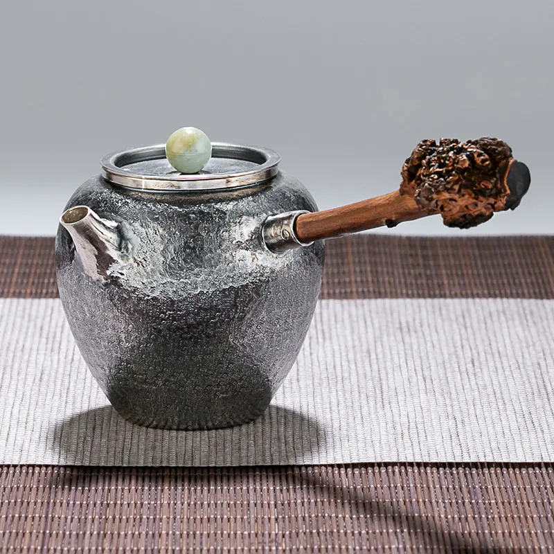 Высококачественный Серебряный чайник Вакуумный термос чашка, кофейная чашка кунг-фу чай подарок для семьи и друзей кухня офисный чайный сервиз