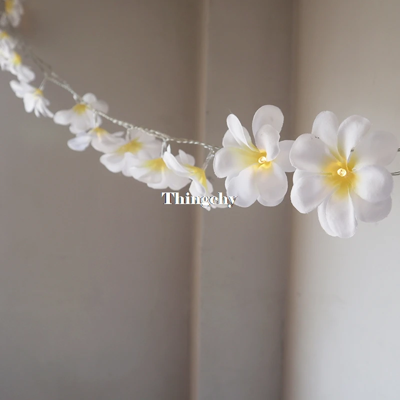 1.5M 10LED DIY frangipani String Lights Battery floral holiday lighting, Christmas Party garland decoration,Bedroom home Decor 1.5M 10LED DIY frangipani String Lights Battery floral holiday lighting, Christmas Party garland decoration,Bedroom home Decor