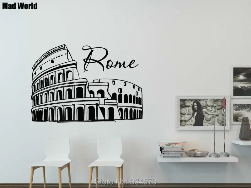 Rome Coliseum Italy Skyline Silhouette 57 82w 3