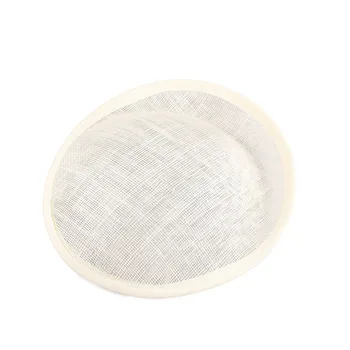 

20 CM Sinamay Fascinator Base 2019 Church hats make women party wedding DIY Hair headwear hats accessories beige or 17 Colors