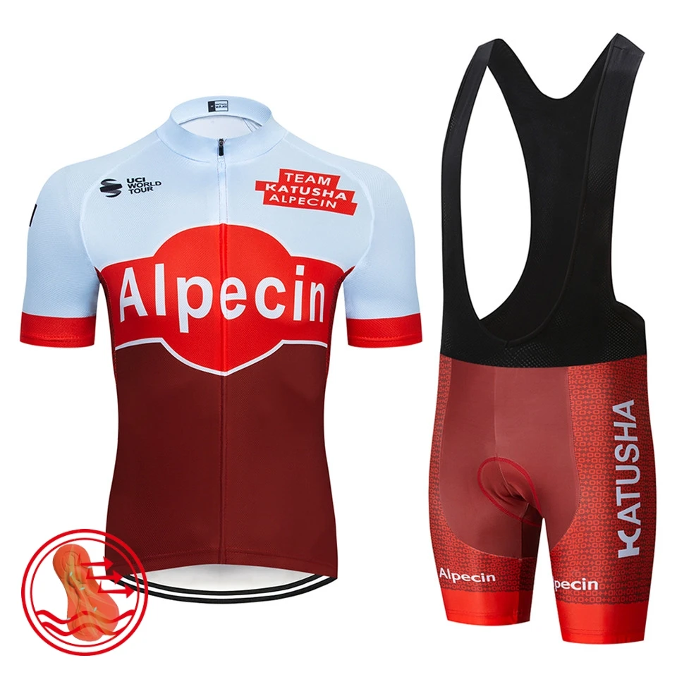 

2019 Alpecin Team Cycling Jersey Sets Ropa Ciclismo mtb Bicycle Cycling Clothing Maillot Ciclismo Cycling Wear Bike Clothes
