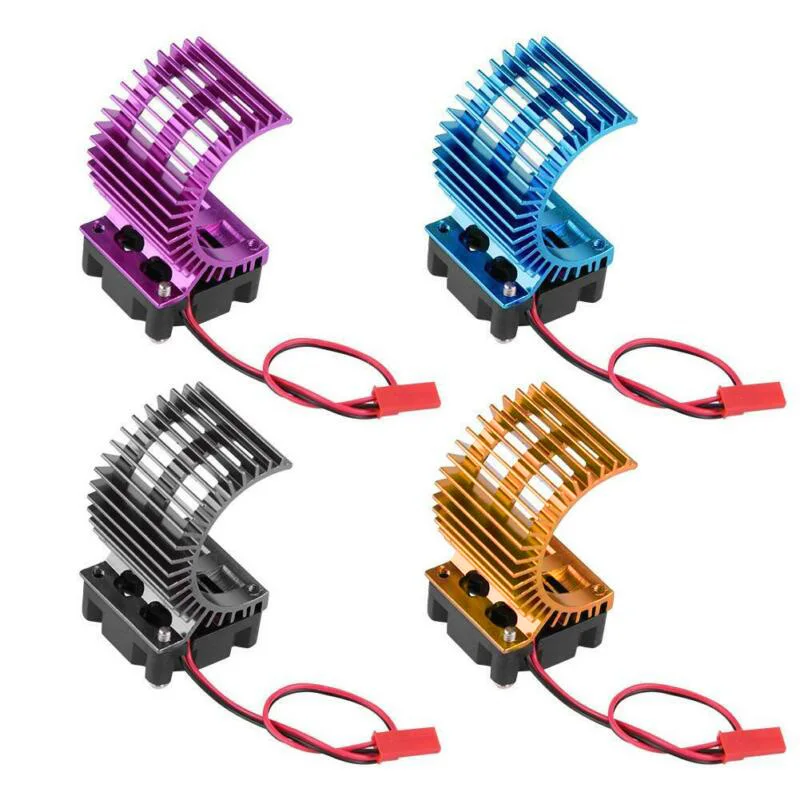 RC автомобильный радиатор двигателя с вентилятором подходит 1/8 1/10 бесщеточная система электрическая модель автомобиля