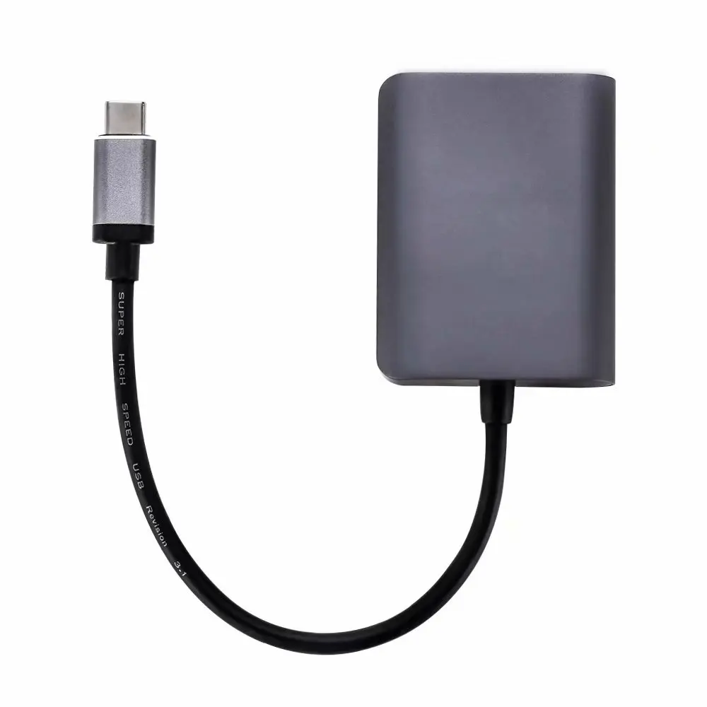 3 в 1 тип-c USB-C концентратор комбинированный тип-c к HDMI/VGA/PD док-станция Многофункциональный