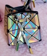 gold 1 шт. 4,5 см модная сумочка для кукол Розовая Золотая клетчатая лазерная сумка для blyth OB24 licca 1/6 bjd куклы аксессуары Сумки для кукол - Цвет: gold
