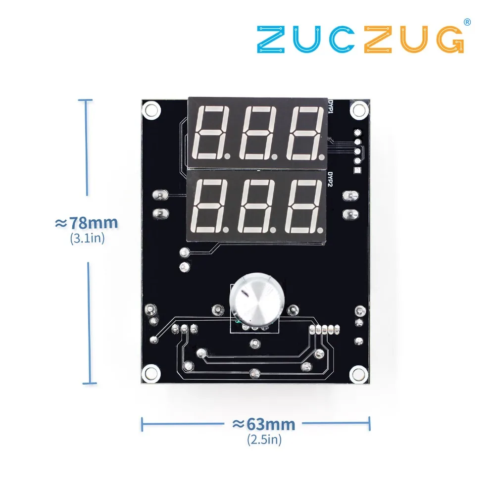 XH-M403 VHM-100 DC-DC Digital Voltage Regulator Buck Step Down Power Supply Module 5-36V to 1.3-32V Over Temperature Protection