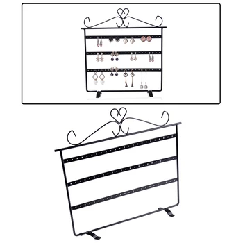 

High Quality 72 Holes Earrings Studs Display Jewelry Metal Stand Rack Holder Showcase