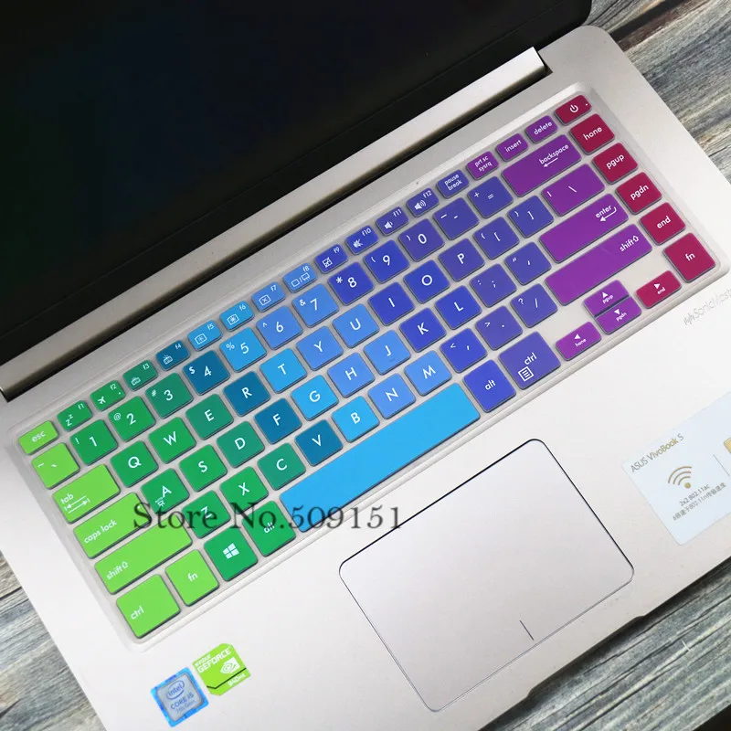 

15 15.6 inch Keyboard protector Skin Cover For Asus vivobook s15 x510UQR x510uf x510uq x510 x510u S510 S510UA S510UN S510UQ